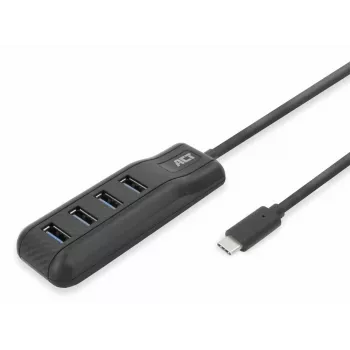 ACT AC6420 Schnittstellen-Hub USB 3.2 Gen 1 (3.1 Gen 1) Type-C 5000 Mbit/s Schwarz
