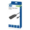 ACT AC6420 Schnittstellen-Hub USB 3.2 Gen 1 (3.1 Gen 1) Type-C 5000 Mbit/s Schwarz