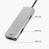 ACT USB-C 4K Multiport-Adapter für 2 HDMI-Monitore, USB-A-Datenanschluss