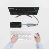 ACT USB-C 4K Multiport-Adapter für 2 HDMI-Monitore, USB-A-Datenanschluss