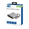 ACT USB-C Multiport-Adapter für 1 HDMI-Monitor, 1x USB-A, PD-Durchgang