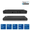 ACT USB-C Docking Station 4K, für 2 oder 3 HDMI/DisplayPort-Monitore, DisplayLink