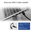 ACT USB-C Docking Station 4K, für 2 oder 3 HDMI/DisplayPort-Monitore, DisplayLink