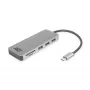 ACT USB-C Hub 3.0, 3x USB-A, Kartenleser, PD-Durchschleifung