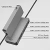 ACT USB-C Hub 3.0, 3x USB-A, Kartenleser, PD-Durchschleifung