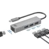 USB-C Hub ACT AC7055 3x USB-A Gigabit Ethernet