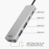 ACT AC7072 USB 3.2 Gen 1 Type-C Hub 5000 Mbit/s Schwarz Grau