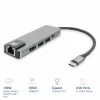 ACT USB-C 4K Dockingstation für 1 HDMI-Monitor, Ethernet, USB-A, PD-Durchschleifung