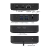 ACT Universal USB-C Docking Station 4K, für 2 HDMI/DisplayPort-Monitore, DisplayLink, kompaktes Design
