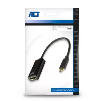 ACT USB-C auf HDMI Adapter AC7310 0,15m USB Typ-C HDMI Typ A