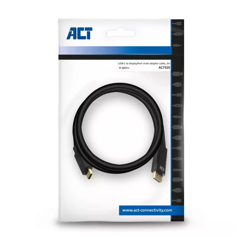 USB-C-auf-DisplayPort-Kabel ACT AC7325 2 Meter