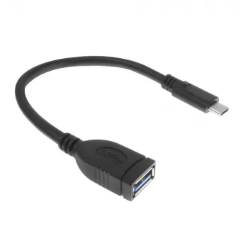 ACT USB 3.0 Kabel OTG USB-C Stecker auf USB-A Buchse 0,2 m 5 Gbit/s