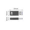 USB-A auf USB-C Adapter ACT AC7375 Grau
