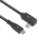 ACT USB 3.0 Winkelkabel USB-C 1 Meter 5 Gbit/s schwarz