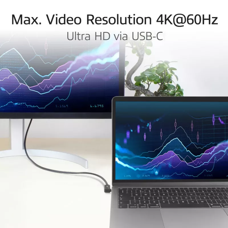 ACT USB 3.0 Winkelkabel USB-C 1 Meter 5 Gbit/s schwarz