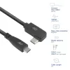 ACT USB 3.0 Winkelkabel USB-C 2 Meter 5 Gbit/s Schwarz