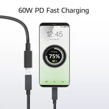 ACT USB 3.0 Verlängerungskabel USB-C 2 Meter 5 Gbit/s Schwarz