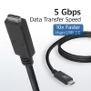 ACT USB 3.0 Verlängerungskabel USB-C 2 Meter 5 Gbit/s Schwarz