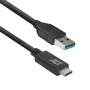ACT USB 3.0-Kabel USB-A auf USB-C 1 Meter 5 Gbit/s Schwarz