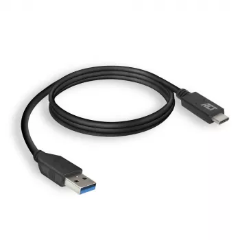 ACT USB 3.0 Kabel USB-A auf USB-C 2 Meter 5 Gbit/s Schwarz