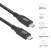ACT USB4 20Gbps 240W USB Type-C Kabel 0,5m Schwarz