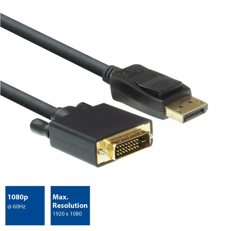 DisplayPort-auf-DVI-Adapterkabel ACT AC7505 1,8 m