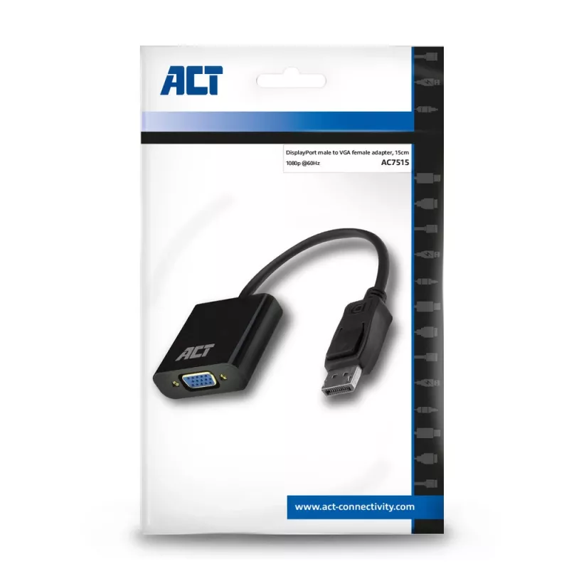 DisplayPort zu VGA Adapter ACT AC7515
