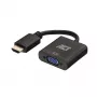 ACT 0,15 Meter, HDMI-A-Stecker auf VGA-Buchse Adapter, mit Audio