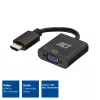 ACT 0,15 Meter, HDMI-A-Stecker auf VGA-Buchse Adapter, mit Audio
