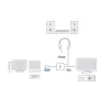 ACT 0,15 Meter, HDMI-A-Stecker auf VGA-Buchse Adapter, mit Audio