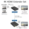 AV-Sender & -Empfänger ACT 4K HDMI 2.0 Extender-Set über CAT6 UTP mit IR-Unterstützung, 60 Meter