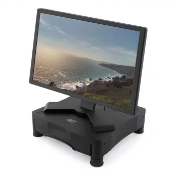 Monitorständer ACT AC8200 höhenverstellbar eine Schublade schwarz
