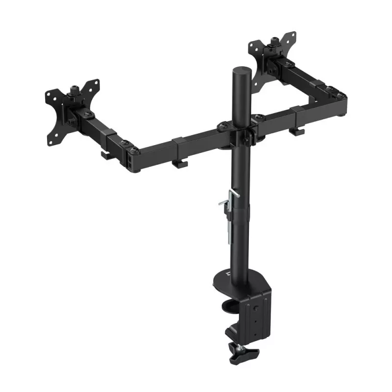 ACT Doppel-Monitorarm Klemme/Durchsteckmontage 16 kg 10-32 Zoll