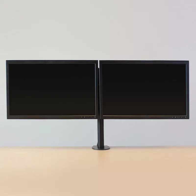 ACT Doppel-Monitorarm Klemme/Durchsteckmontage 16 kg 10-32 Zoll