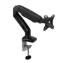 ACT Gasfeder-Monitorarm Büro Schwarz AC8311 Klemme/Durchsteckmontage 9 kg