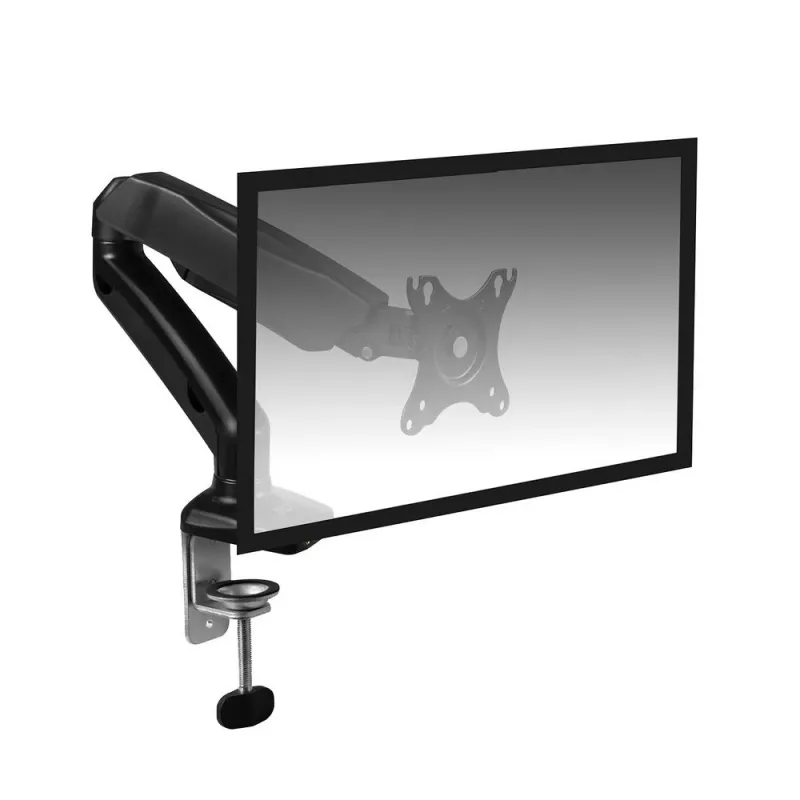 ACT Gasfeder-Monitorarm Büro Schwarz AC8311 Klemme/Durchsteckmontage 9 kg