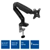 ACT Gasfeder-Monitorarm Büro Schwarz AC8311 Klemme/Durchsteckmontage 9 kg