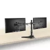 ACT freistehender Doppelmonitorarm AC8320 max. Gewicht 16 kg min. Bildschirm 33 cm max. Bildschirm 81,3 cm
