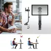 ACT Einzelmonitorarm fürs Büro, schnelle Höhenverstellung, Klemm-/Durchführungsmontage, 8 kg