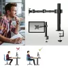ACT Einzelmonitorarm Büro Solid Pro Klemme/Durchschraubbefestigung 12 kg 10-32 Zoll