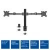 ACT Dual-Monitorarm Office Solid Pro – Klemm-/Durchgangsbefestigung – 12 kg – 10–32 Zoll