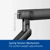 ACT Monitorarm 35 Zoll Office Solid Pro, mechanische Feder, 2 Monitore