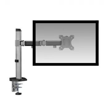 ACT Single Monitor Arm Office Silber Klemm-/Durchsteckmontage 9 kg 17-32 Zoll