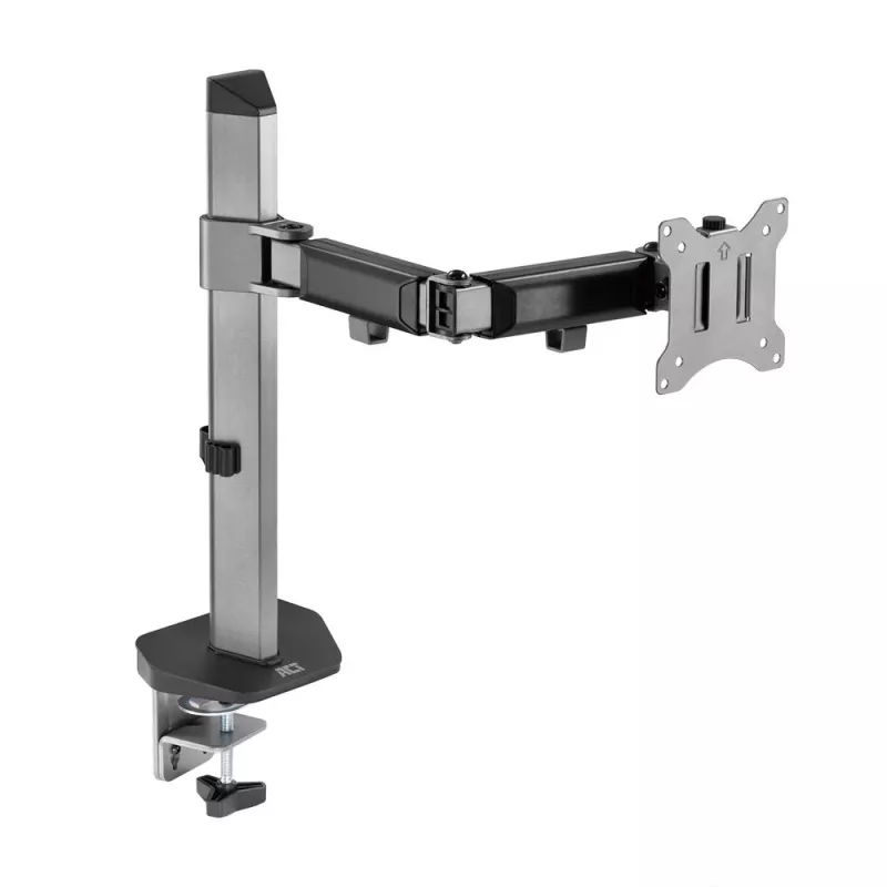 ACT Single Monitor Arm Office Silber Klemm-/Durchsteckmontage 9 kg 17-32 Zoll