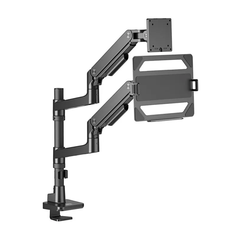 Laptop- & Monitorarm ACT AC8341 Gasfeder schwarz 49 Zoll