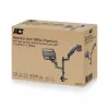 Laptop- & Monitorarm ACT AC8341 Gasfeder schwarz 49 Zoll