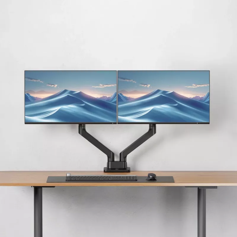 ACT Monitorarm 35 Zoll Büro Premium, Gasfeder, 2 Monitore