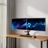 ACT Monitorarm 32 Zoll Büro Premium, Gasfeder, Querstange, 2 Monitore