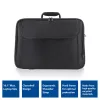 ACT Office Schultertasche für Laptops bis 16,1 inch, aus recycelten Plastikflaschen