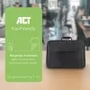 ACT Office Schultertasche für Laptops bis 16,1 inch, aus recycelten Plastikflaschen